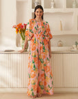 Pink gardenia jumpsuit