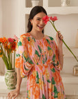 Pink gardenia jumpsuit