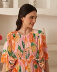 Pink gardenia jumpsuit