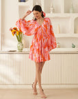 Orange nyra dress