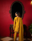 Sunshine Yellow Embroidered Short Kurta Set