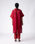 Ananyata Reverse Circle Boxy Dress With Slip