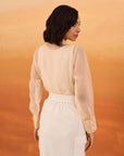Ivory Organza Elegance