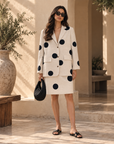 Polka Dot Blazer Set