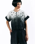 Midnight Wash Kimono Top