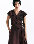 Merlot Muse Wrap Top