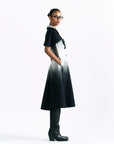 Midnight Wash Cape Dress