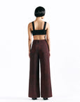 Merlot Muse Straight Trousers