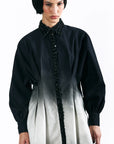 Midnight Wash Kimono Dress