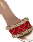 Adhika Red (Slider Heel)