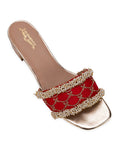 Adhika Red (Slider Heel)