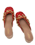 Nabhya Red (Mule Heel)