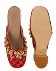 Nabhya Red (Mule Heel)