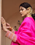 Green Bandhani Set