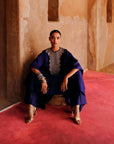 Purple Noor Embroidered Kaftan