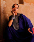 Purple Noor Embroidered Kaftan