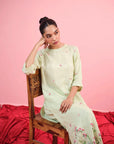 Sohni Linen Kurta Set - M