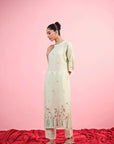 Sohni Linen Kurta Set - M
