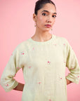 Sohni Linen Kurta Set - M