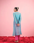Taal Chanderi Kurta Set - M
