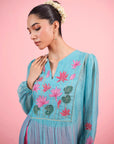 Taal Chanderi Kurta Set - M