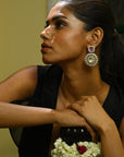Intense Gold Polki Dangler Earrings