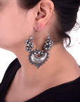 Jiyana Banjara Oxidised Hoops Earrings