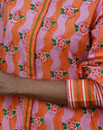 MUGHAL SHIRT DRESS CITRUS GANGA