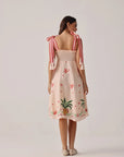 Nora Midi Dress - Peach