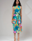 Tie Dye Halter Dress