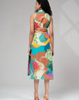 Tie Dye Halter Dress