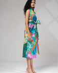 Tie Dye Halter Dress