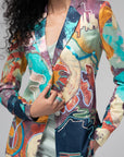 Purple Blazer Set