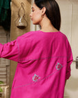 Fuchsia Corsage Kurta Set