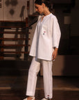White Koi Co-ord Set