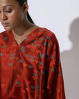 Stardust Ruby V-Neck Kaftan