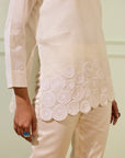 Ivory Circles Top