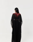 Wild Lily Cape Set Black & Red