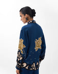 Iris Shirt In Old Rose Print