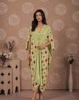 Fresh Green Patola Kaftan