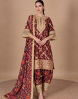 Maroon Salwar Set