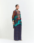 Multi Kuru Trapeze Kurti with Pants
