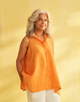 The Citrus Linen Top