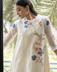 PEARL MULTIHUED APPLIQUE COORD SET