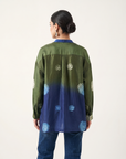 Chanderi Shibori Polka Shirt