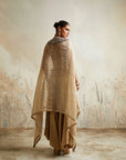 Gold Silk Kaftan Set