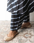 Black Lehriya Kurta Set