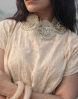 Offwhite Embroidery Rosetta top