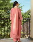 Blush Pink Floral Kurta Set