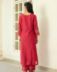 Scarlet Kurta Set